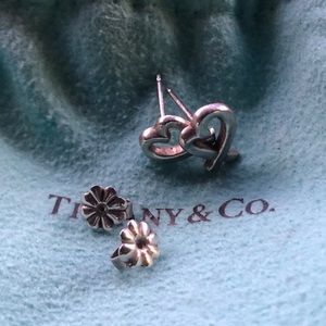 Authentic Tiffany & Co “Paloma Picasso Loving Heart Earrings”